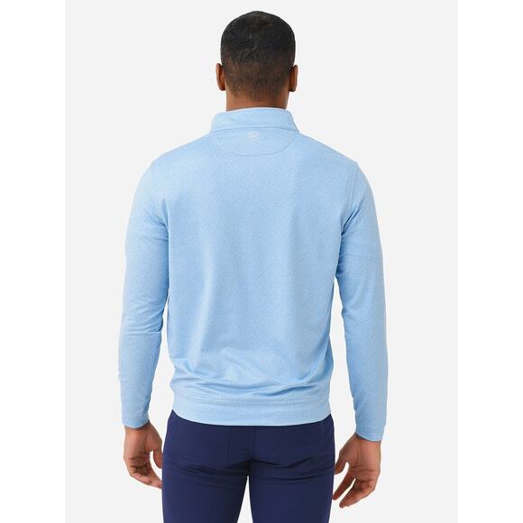 PETER MILLAR Sweatshirt Mens XXL Crown Sport Perth Clubs Performance 1/4 Zip - Picture 2 of 5